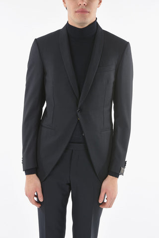 Lined Suit with 1 Front Button and Pockets Sewn