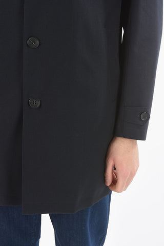 Buttoned Lined Single Breasted Coat