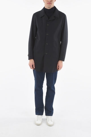Buttoned Lined Single Breasted Coat