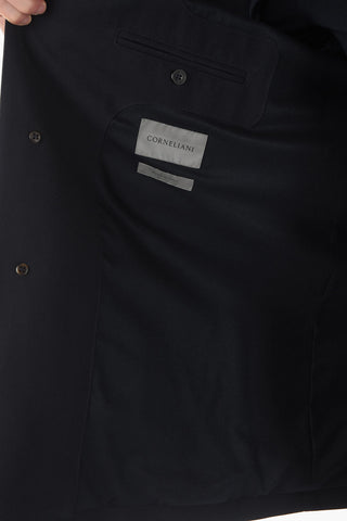 Buttoned Lined Single Breasted Coat