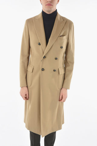 CC COLLECTION Double-breasted Coat with Center Vent