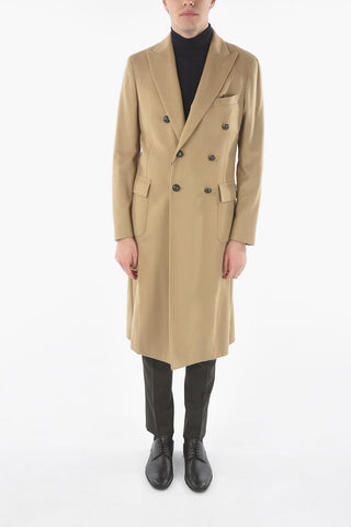 CC COLLECTION Double-breasted Coat with Center Vent
