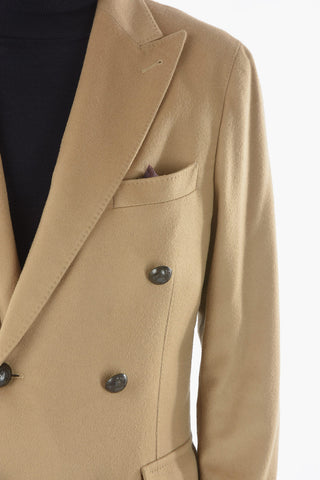 CC COLLECTION Double-breasted Coat with Center Vent