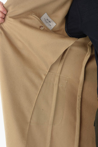 CC COLLECTION Double-breasted Coat with Center Vent