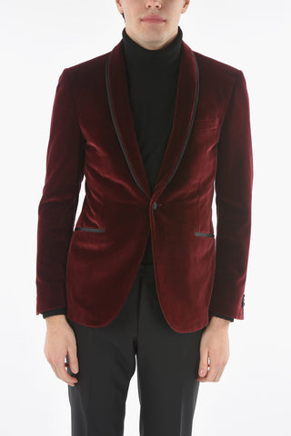 Cotton Lined Suit with Shawl Lapel
