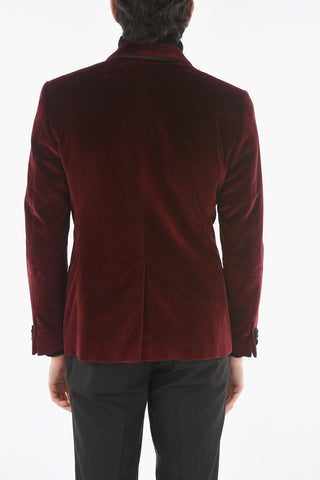 Cotton Lined Suit with Shawl Lapel