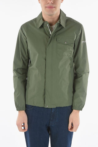 PENN-RICH Nylon TASLAN Overshirt with Patch Breast Pocket