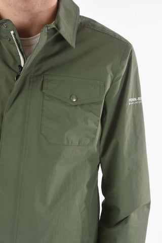 PENN-RICH Nylon TASLAN Overshirt with Patch Breast Pocket