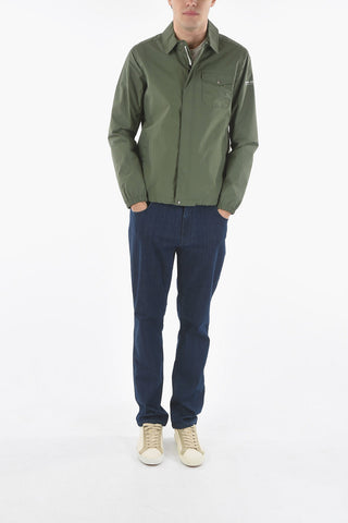PENN-RICH Nylon TASLAN Overshirt with Patch Breast Pocket