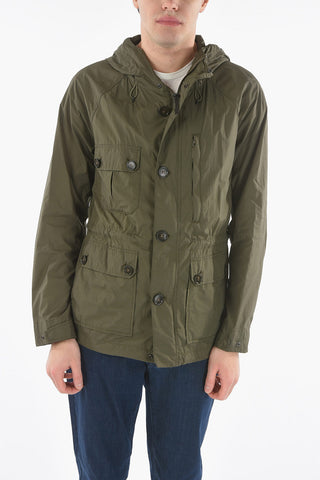 Hooded LIGHT MOUNTAIN Utility Jacket