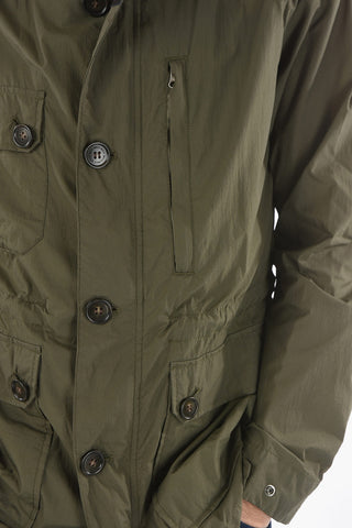 Hooded LIGHT MOUNTAIN Utility Jacket