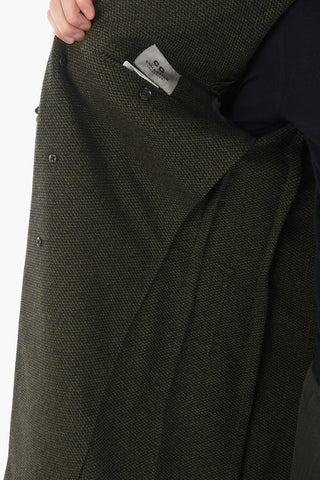 CC COLLECTION Tweed Coat with Flap Pocket