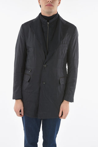 ID COLLECTION Waterproof Coat with Flap and Zipped Pocket