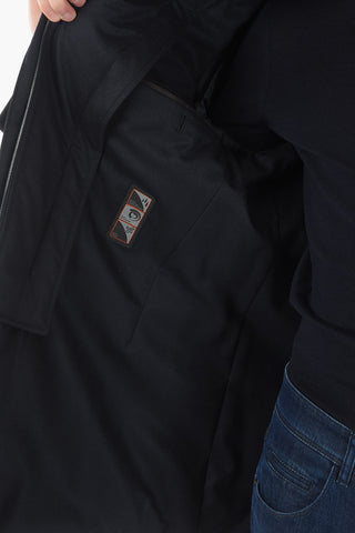 ID COLLECTION Waterproof Coat with Flap and Zipped Pocket
