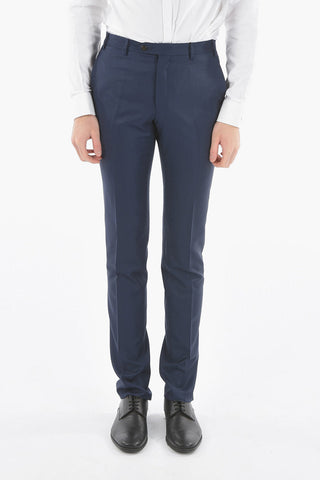 Wool Slim Fit Chino Pants