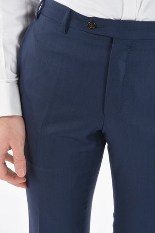 Wool Slim Fit Chino Pants