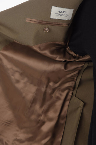 CC COLLECTION Abito RESET in misto Cotone con Iconica Spilla Coleottero