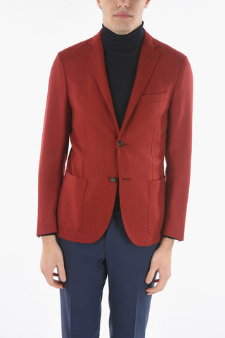 Half-Lined Blazer with Patch Pocket