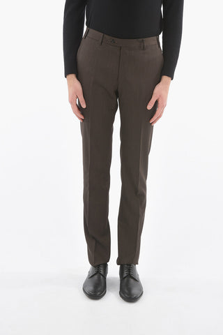 Pantaloni ACADEMY in Lana a 4 Tasche