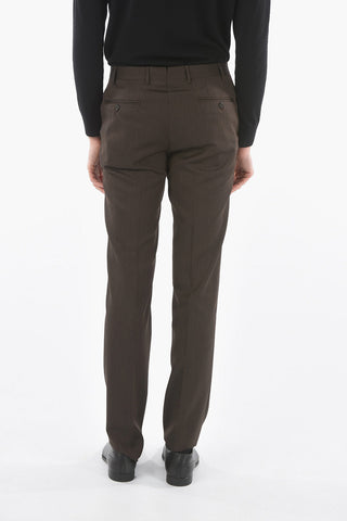 Pantaloni ACADEMY in Lana a 4 Tasche
