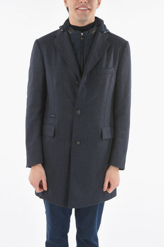 ID Virgin wool waterproof coat