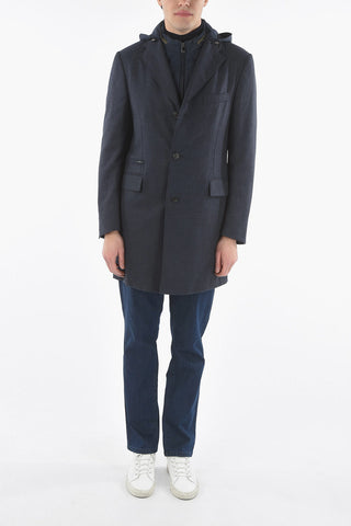 ID Virgin wool waterproof coat
