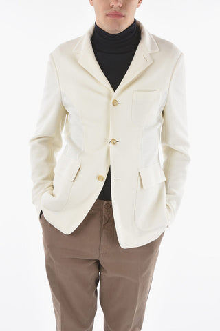 Twill Wool 3 Button Blazer