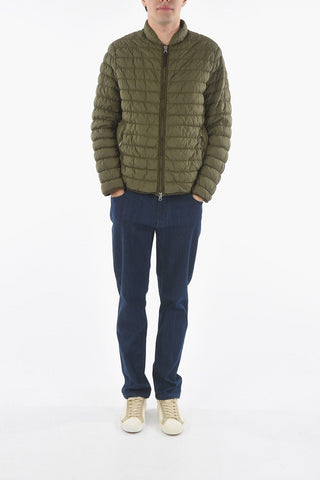 Solid Color Quilted FIELD Down Jacket