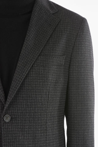 Lined Single Breasted Wool Blend