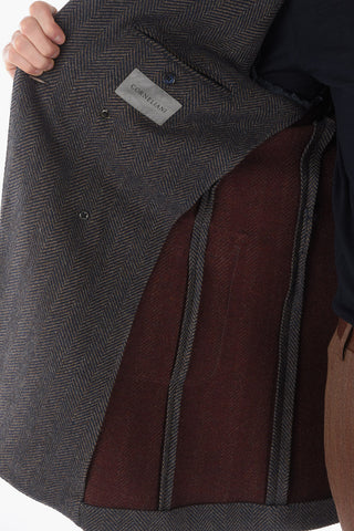 Tweed Coat with 3 Buttons
