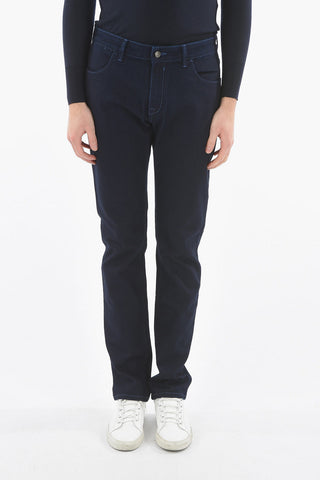 ID COLLECTION Pantalone Jeans con Tasca Anteriore Arrotondata