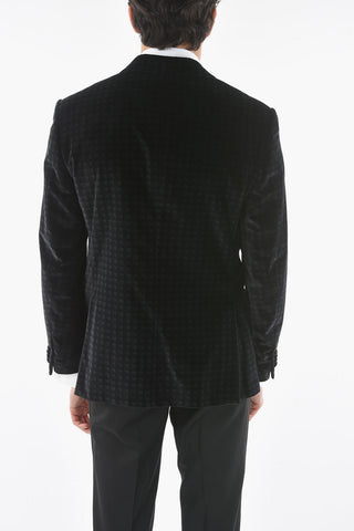 velour CERIM.ACADEMY peak lapel tuxedo