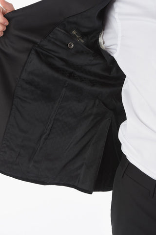 velour CERIM.ACADEMY peak lapel tuxedo