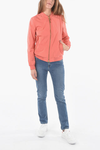 Golden Zipped  CHARLOTTE Lightweight Bomber