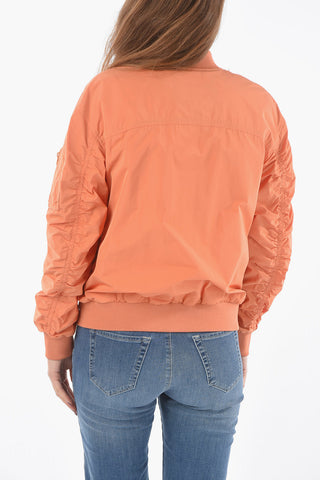 2 Pockets Lightweight BEAVER Bomber With Breast Pocket on The Sleeve