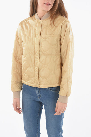 Quilted GOLDENROD Bomber with Breast Pocket