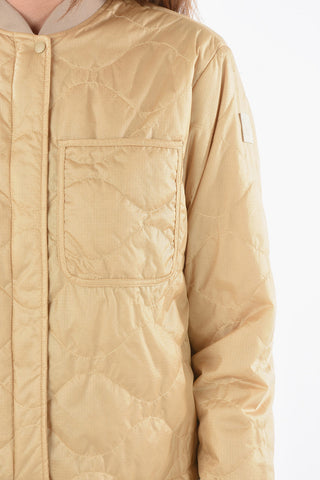Quilted GOLDENROD Bomber with Breast Pocket