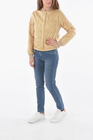 Quilted GOLDENROD Bomber with Breast Pocket