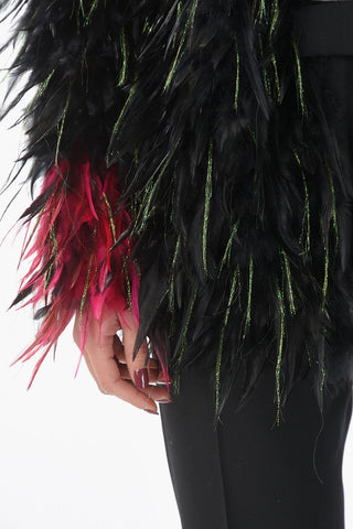 Lurex Detail ROYA Feathered Fur