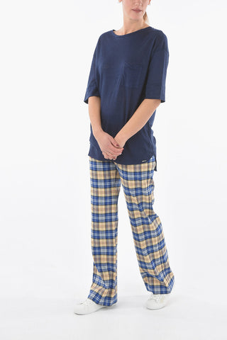 Oversized Flax SLUB T-Shirt with Breast Pocket