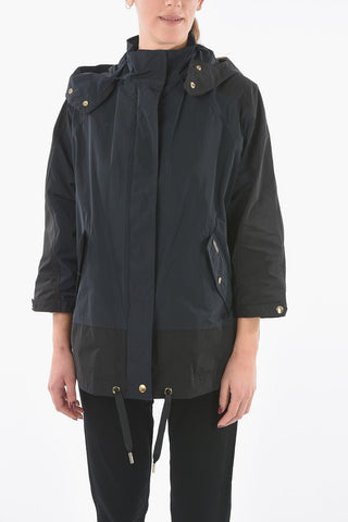 Hidden Closure Jacket with Removable Hood