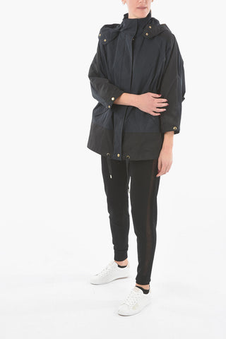 Hidden Closure Jacket with Removable Hood