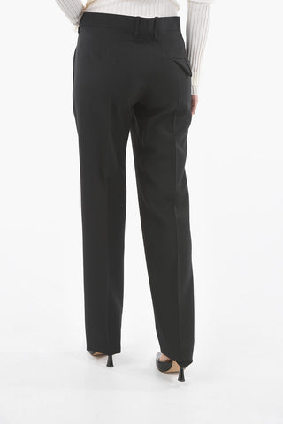 Wool Regular Fit Pants