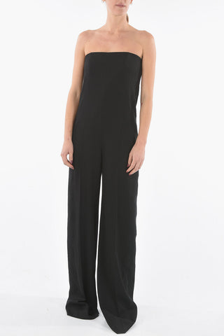 Wool Jumpsuit with Jacquard Detailing
