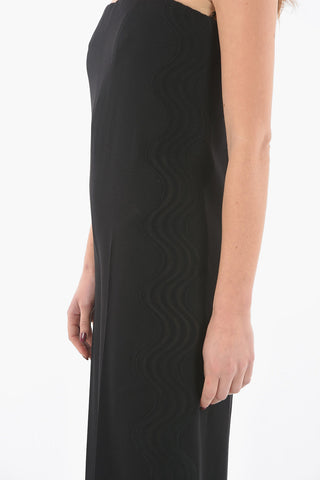 Wool Jumpsuit with Jacquard Detailing