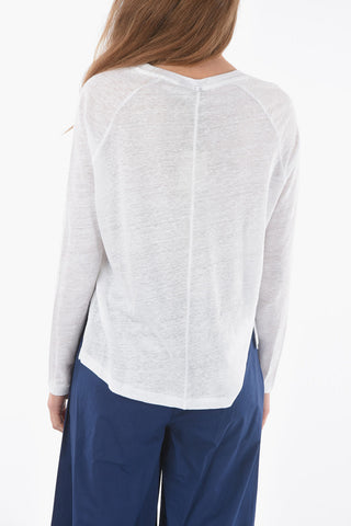 Maglia SLUB in Lino con Scollo a V