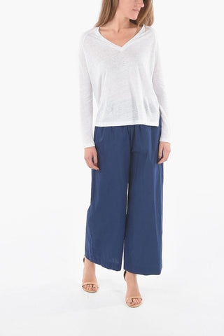 Maglia SLUB in Lino con Scollo a V