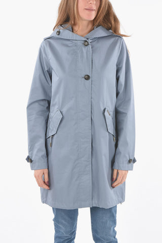 Solid Color Cotton PRESCOTT Parka with Hood