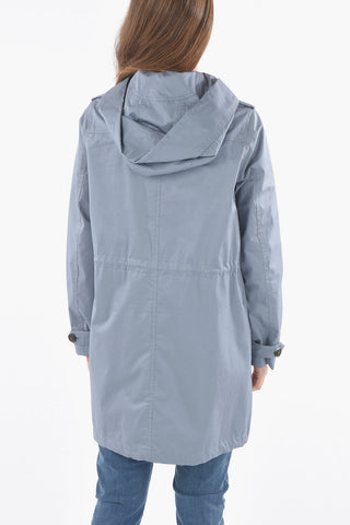 Solid Color Cotton PRESCOTT Parka with Hood
