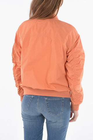 2 Pockets Lightweight BEAVER Bomber With Breast Pocket on The Sleeve